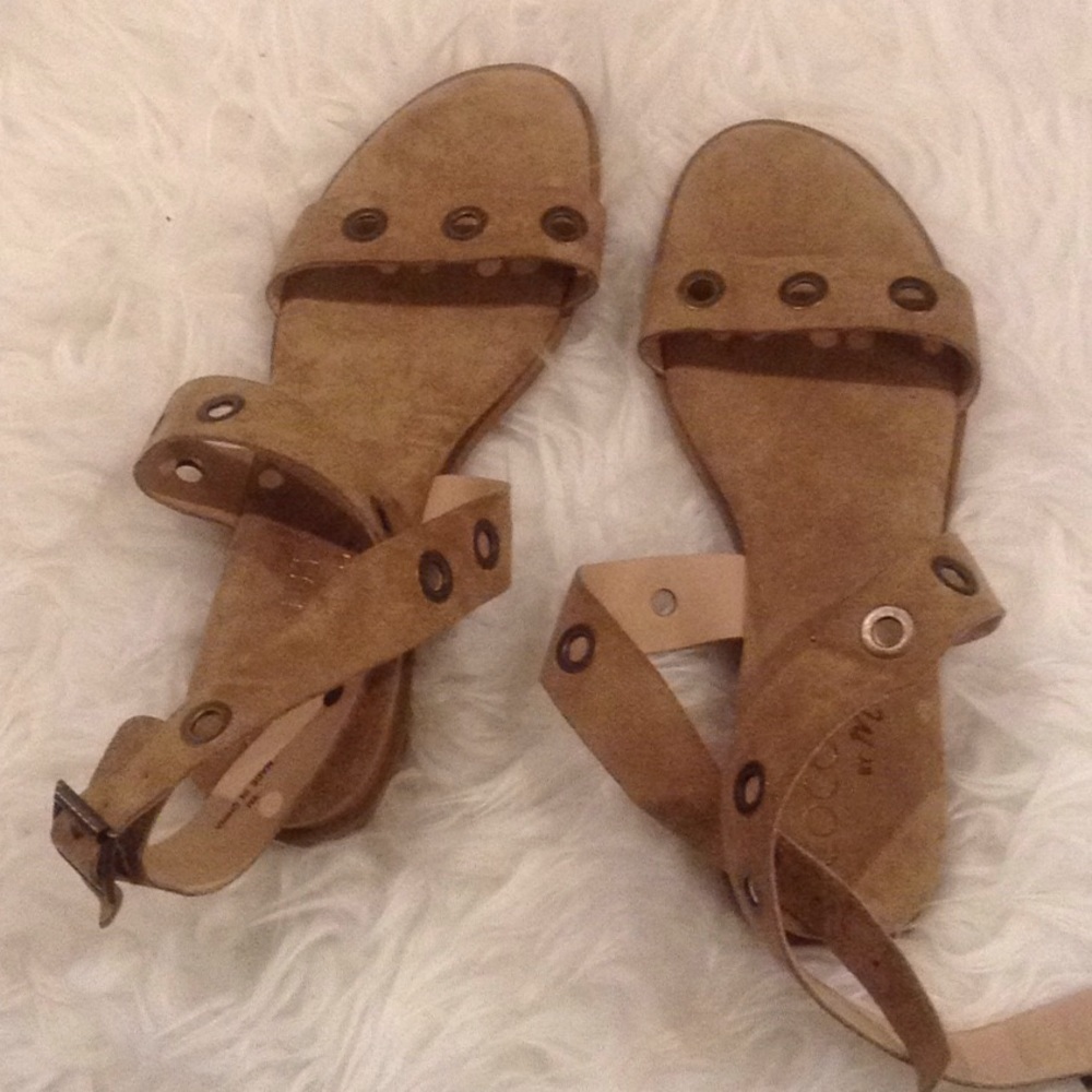 💕COCONUTS by MATISSE💕 Belize Suede Wedge Sandals - Picture 5 of 7